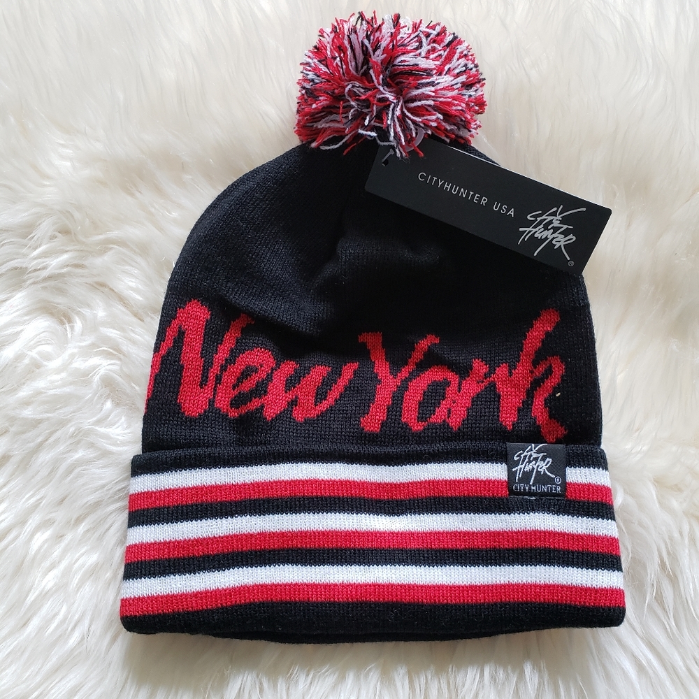 City Hunter USA New York Winter Knit Hat